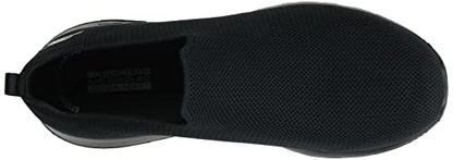 Skechers Men's Go Walk Max-Athletic Air Mesh Slip on Walkking Shoe Sneaker,Black/Black/Black,10.5 M US
