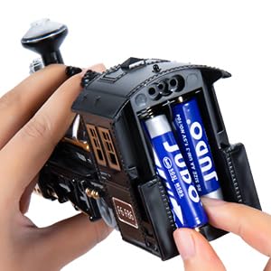 UPDATE: NOW $9.99! iHaHa Electric Train Set for Kids, Battery-Powered Train Toys Include Locomotive Engine, 3 Cars and 10 Tracks, Classic Toy Train Set Halloween Birthday for 3 4 5 6 Years Old Boys Girls