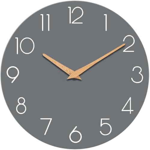 8-Inch Silent Non-Ticking Decorative Wall Clock