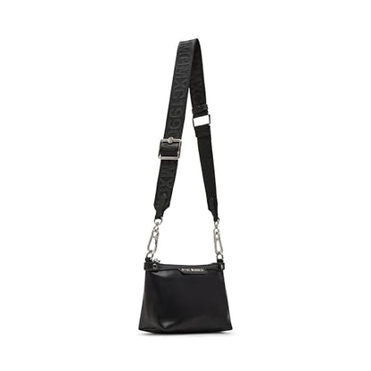 Steve Madden Warren Black Satchel Gift Set