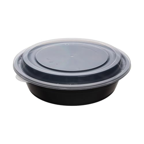 50 Pack 16 oz Round Snack Containers Reusable BPA-Free