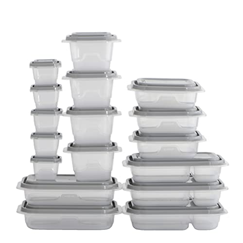 34 Piece Food Storage Containers with Lids, BPA-Free