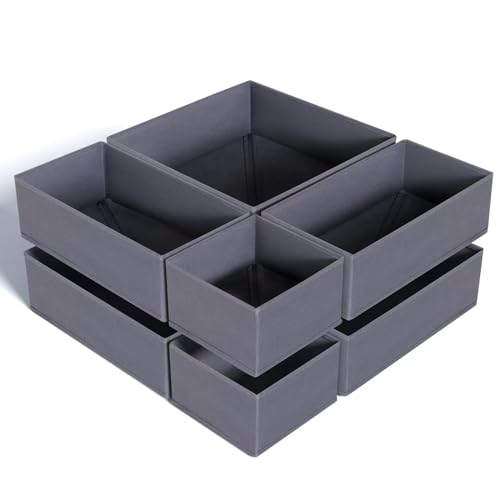 8 Pack Drawer Organizer Bins for Baby Clothes