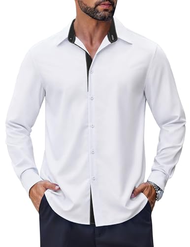 COOFANDY Wrinkle Free Slim Fit Dress Shirt