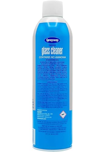 Sprayway Glass Cleaner Foaming Spray 19 oz, 6 Pack