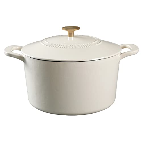Martha Stewart 7-Quart Enamel Cast Iron Dutch Oven