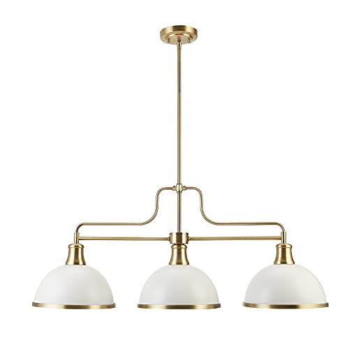 Globe Electric 3-Light Linear Dimmable Chandelier