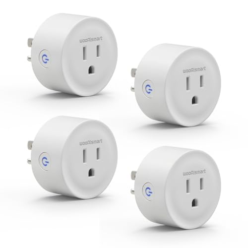 4 Pack Smart WiFi Plugs with Timer, Alexa Google Compatible