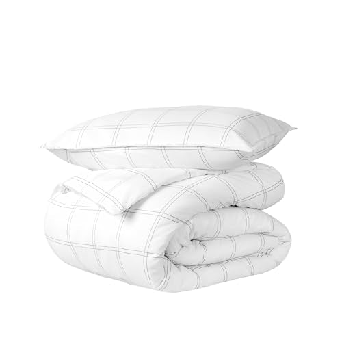 Bare Home Twin/Twin XL Modern Plaid Duvet Cover Set