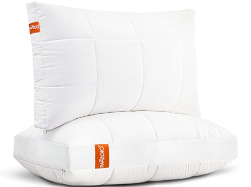 2 Pack Adjustable Loft Cooling Bed Pillows