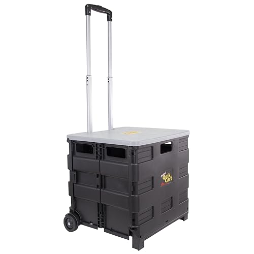 dbest Collapsible Rolling Crate Cart 80 lb Capacity