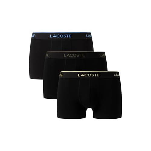 3 Pack Lacoste Men's Cotton Stretch Trunks