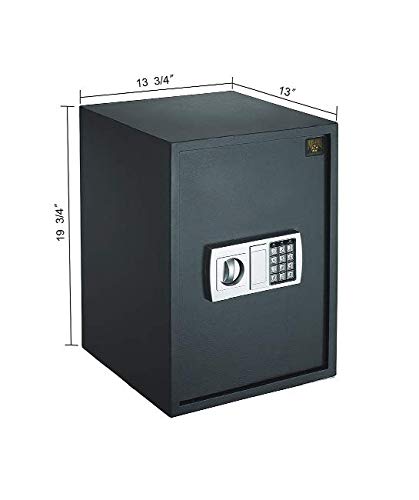 Compact Steel Safe Box for Money and Jewelry