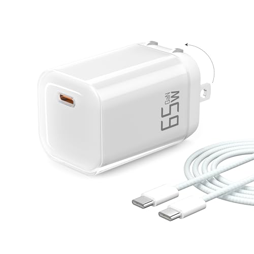 65W USB C Wall Charger with 3.3FT Cable