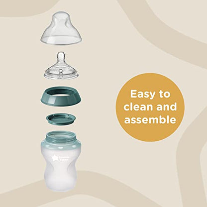 Tommee Tippee Anti-Colic Baby Bottles, 9oz, 2-Pack