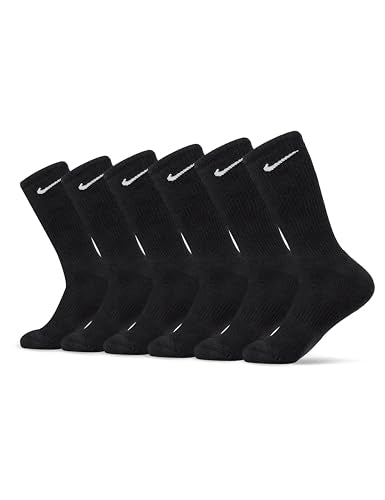6 Pack Nike Everyday Cushioned Crew Training Socks
