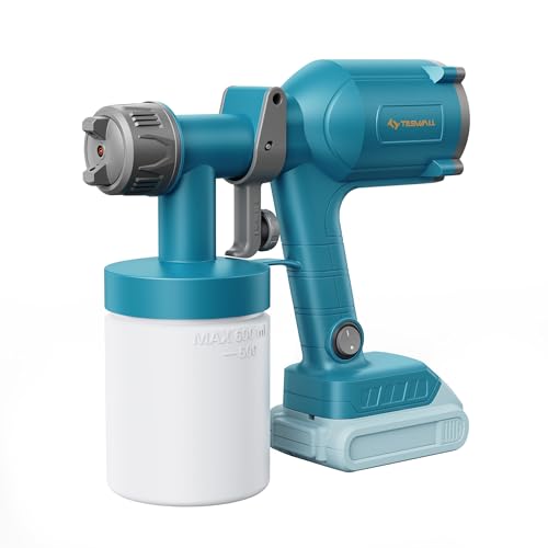 Tilswall Cordless Paint Sprayer, Electric Spray Gun 20oz