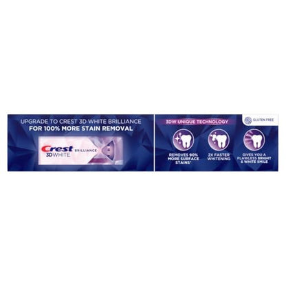 Crest 3D White Mint Whitening Toothpaste 4-Pack