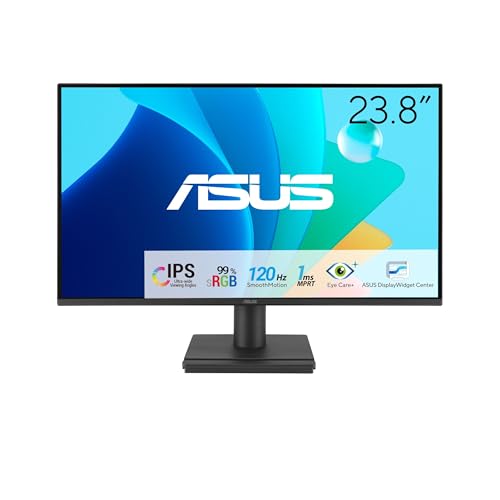 ASUS 24" 1080P IPS Monitor 120Hz Eye Care