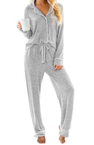 Button Down Short Sleeve Women’s Pajama Set