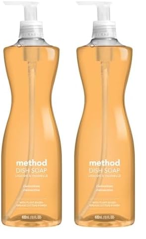 Method Clementine Dish Soap, Orange, 2-Pack