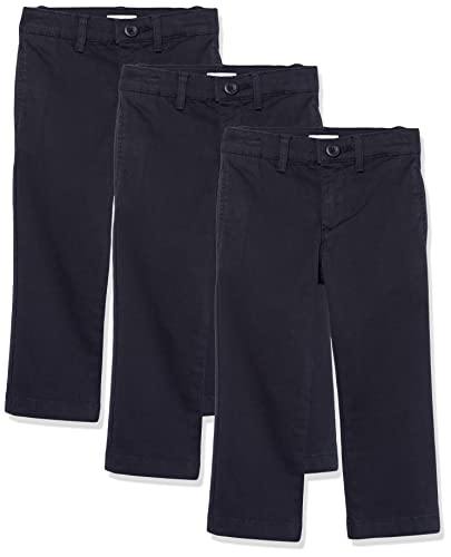3 Pack Amazon Essentials Boys Uniform Chino Pants