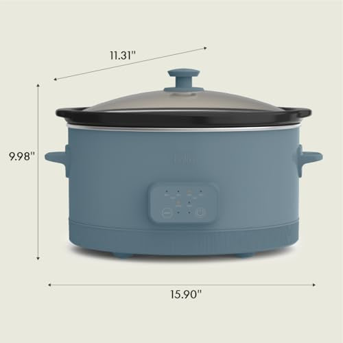BELLA 6Qt Programmable Slow Cooker with Nonstick Pot