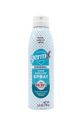 Germ-X Hand Sanitizer Spray, Moisturizing Citrus Scent