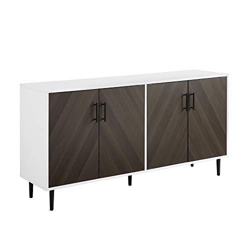 Walker Edison 58 Inch Modern 4 Door Buffet