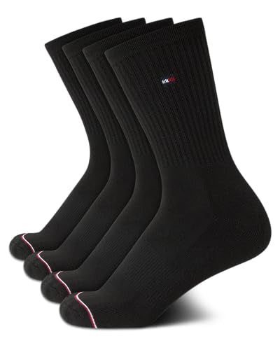 4 Pack Tommy Hilfiger Women's Moisture Wicking Crew Socks