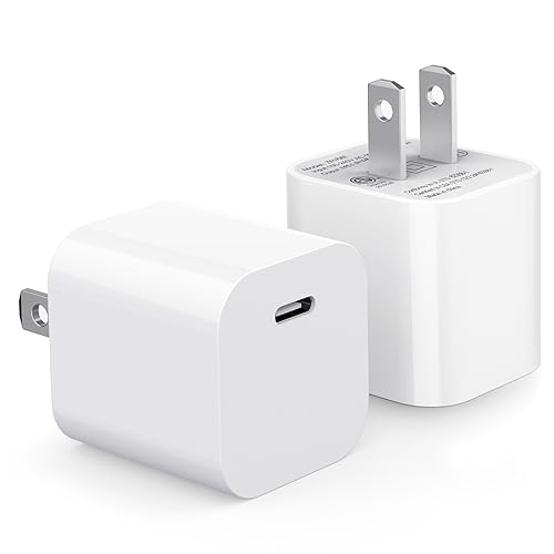 2 Pack 20W USB C Fast Charger Block