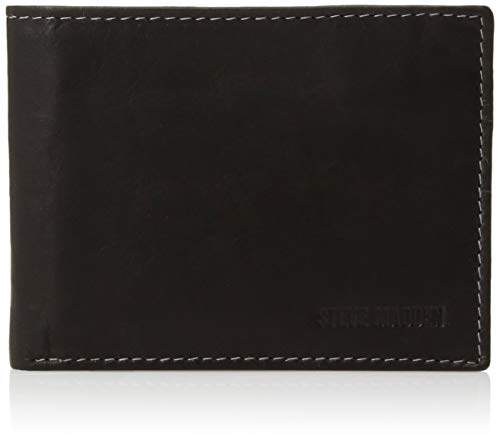 Steve Madden Extra Capacity Leather Bifold Wallet