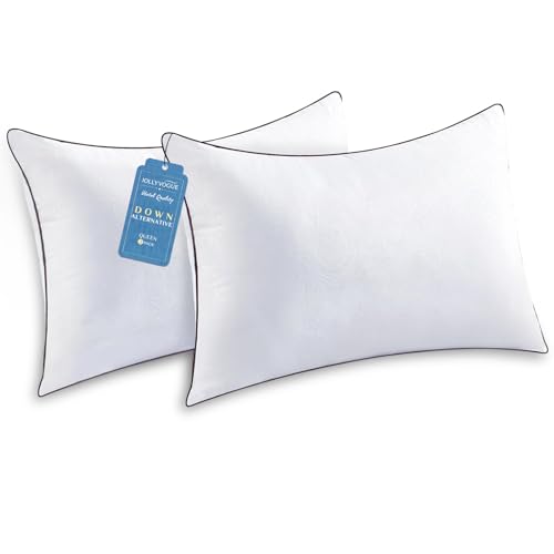 2 Pack JOLLYVOGUE Soft Supportive Bed Pillows