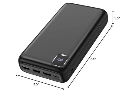 Portable-Charger-Power-Bank - 50000mAh Powerbank PD 30W and QC 4.0 Fast Charging External Battery Pack with USB-C LED 4 Outputs & 2 Inputs Portable Charging for iPhone 15 14 13 pro, Samsung