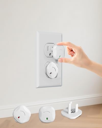 24 Pack Baby Proofing Outlet Plug Covers