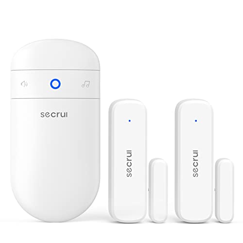 2 Pack Wireless Door Open Chime Alarm System