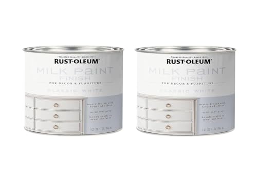 2 Pack Rust-Oleum Quart Milk Paint Finish