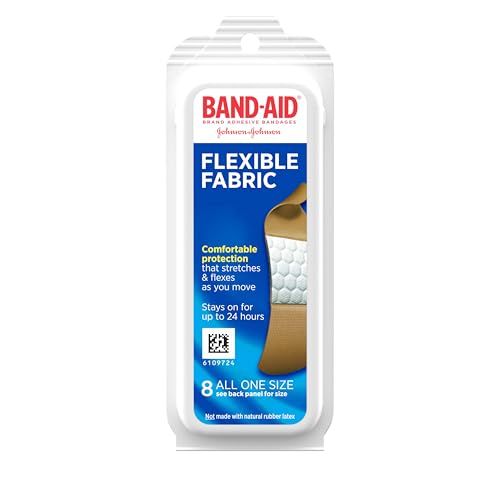 8 Count Band-Aid Flexible Fabric Adhesive Bandages