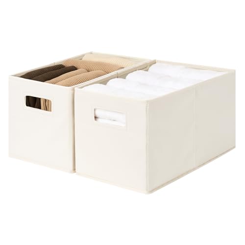 2 Pack Collapsible Fabric Storage Baskets