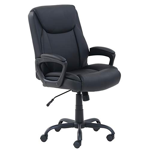 Amazon Basics Adjustable Padded Office Desk Chair with Armrests