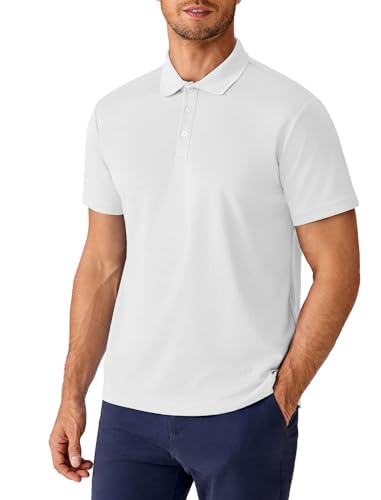 PINSPARK Quick Dry Performance Golf Polo Shirt