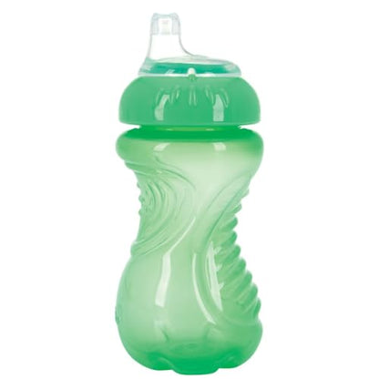 Nuby No-Spill Easy Grip Cup, 10 Ounce, Colors May Vary, 1 Pack