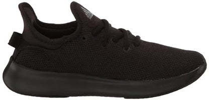 adidas Women's Cloudfoam Pure Sportswear Sneakers, Black/Iron Metallic/Black, 7