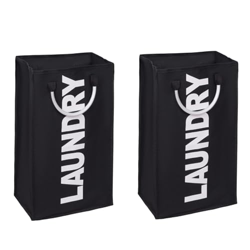 2 Pack Collapsible Laundry Hamper Bags
