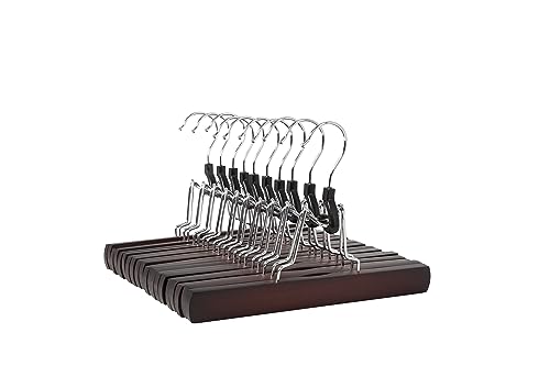 60 Pack Amazon Basics Wooden Pants Hangers