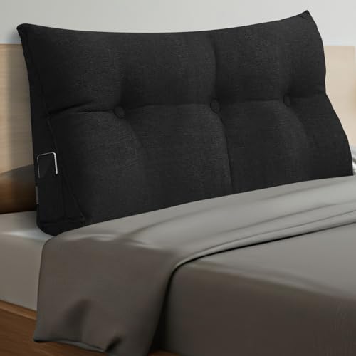 Triangular Wedge Headboard Reading Pillow with Back Support