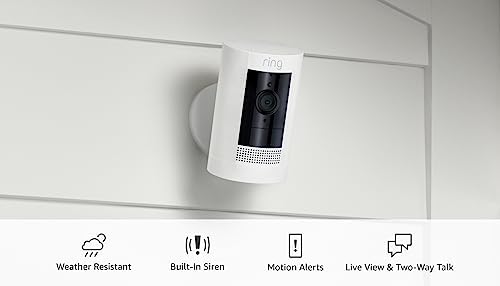 Ring Outdoor Camera with Night Vision and Alerts