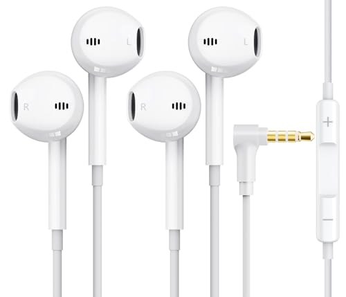 Wired 3.5mm Earbuds with Mic