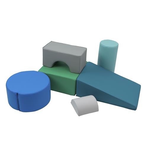 6 Piece SoftScape Foam Climbing Playset