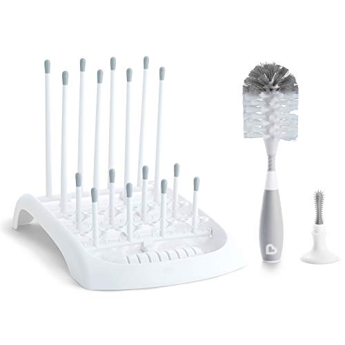 Munchkin Foldable Baby Bottle Drying Rack Set